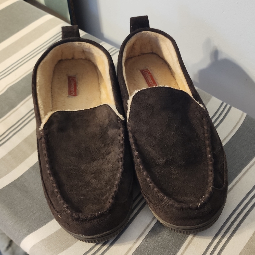Coleman Brown Moccasin-Style Slip-On Loafers